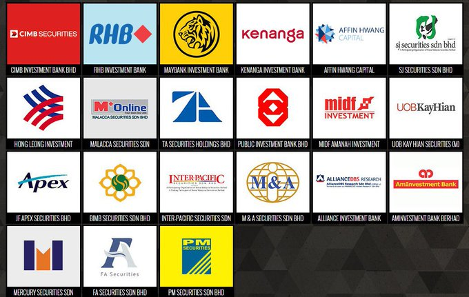 List of Investment Banks and Stockbrokers